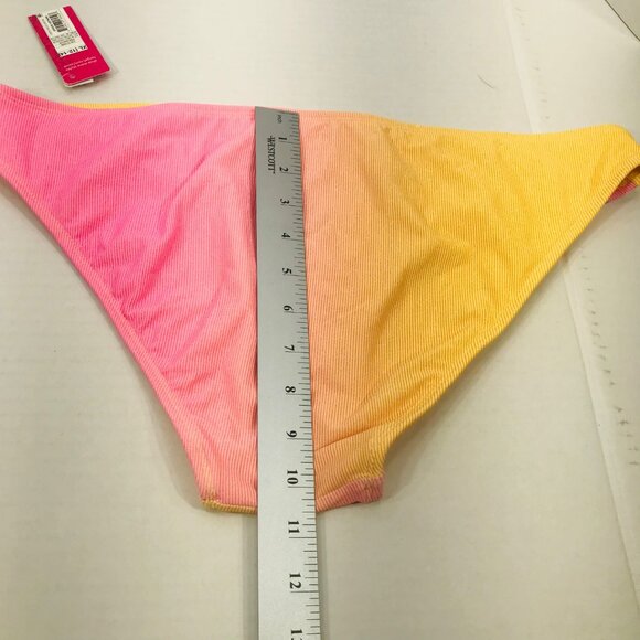 Xhilaration Women's Size XL 12-14 Cheeky Metallic Ombre Bikini Swim Bottom New - Picture 9 of 9